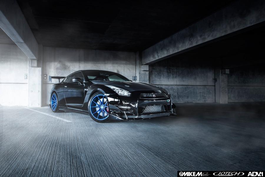 Nissan GT-R Jotech.1 by Jptech Motorsports and EVS Motors on ADV.1 Wheels (M.V1 CS) '2015